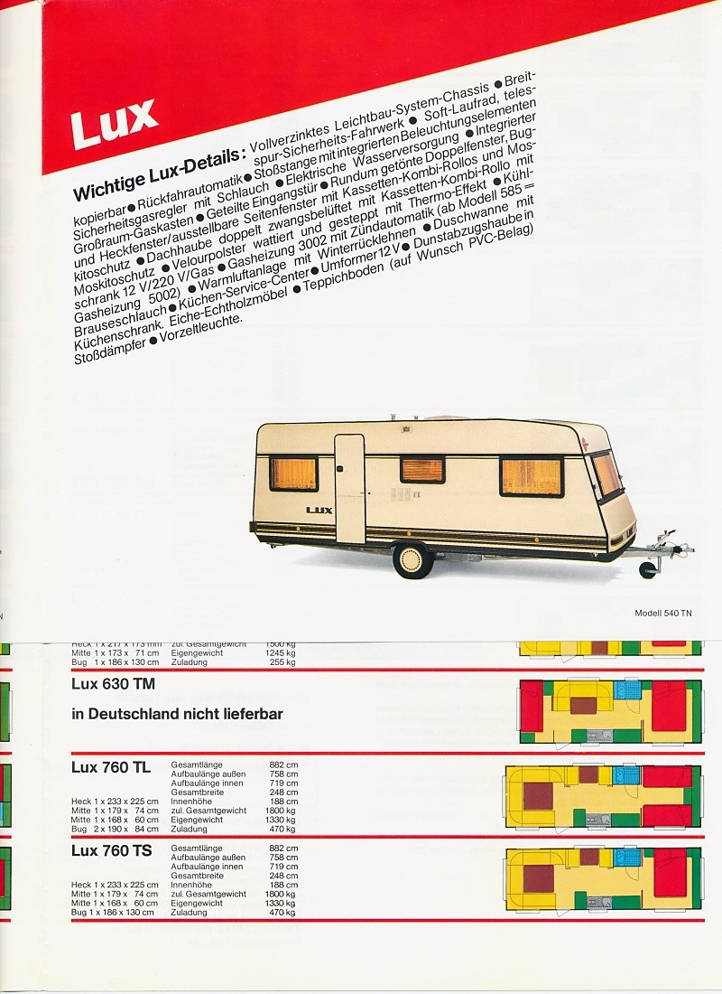 Brstner 1985 - 1986 - Preisliste 4