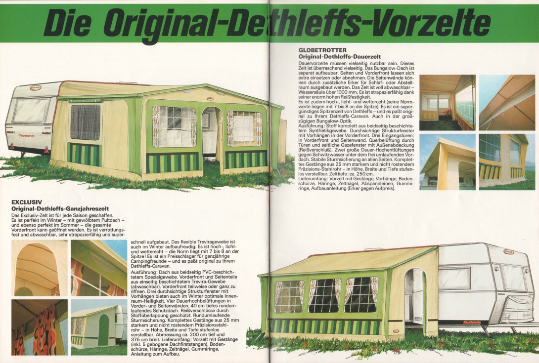 Dethleffs 1977 Prospekt 26 27