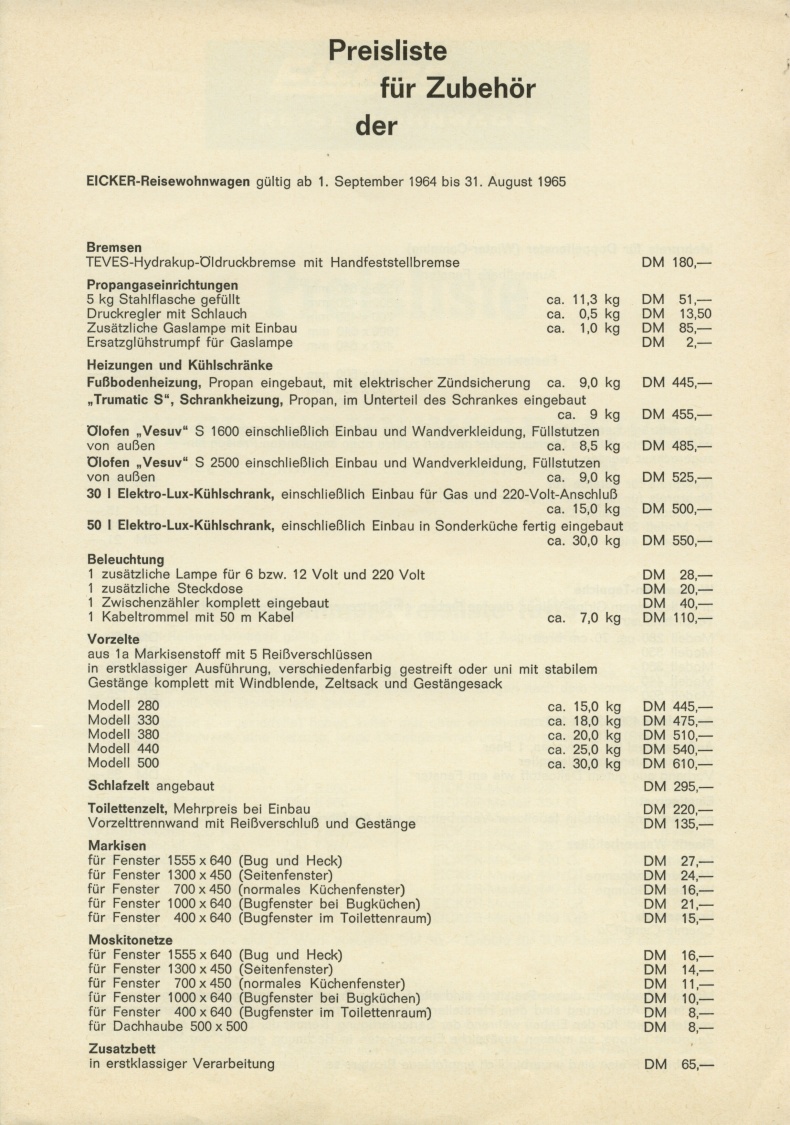 Eicker 1965 Preisliste 03
