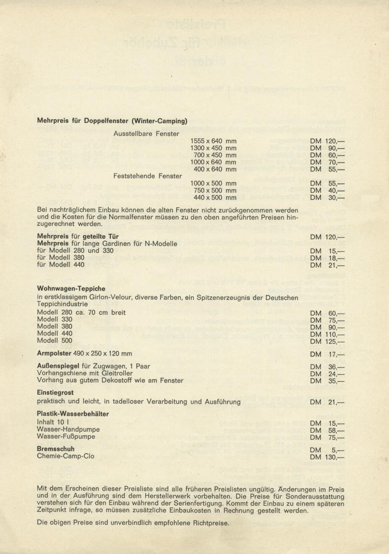 Eicker 1965 Preisliste 04
