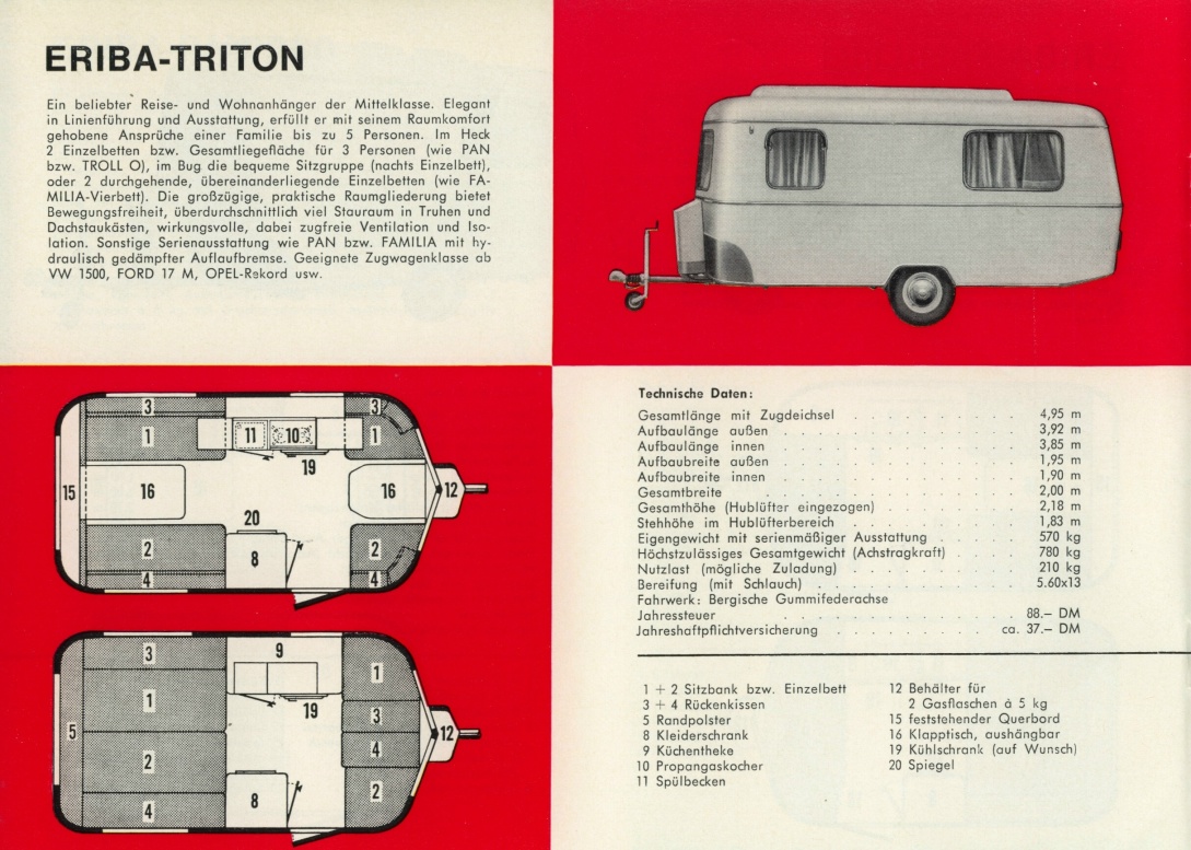 Eriba 1965 Reiseanhnger fr Ferntouristik 06
