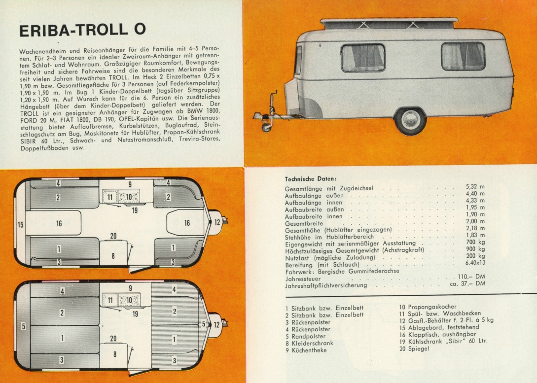 Eriba 1965 Reiseanhnger fr Ferntouristik 08