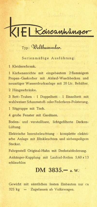 Kiel 1960 Preisliste 01