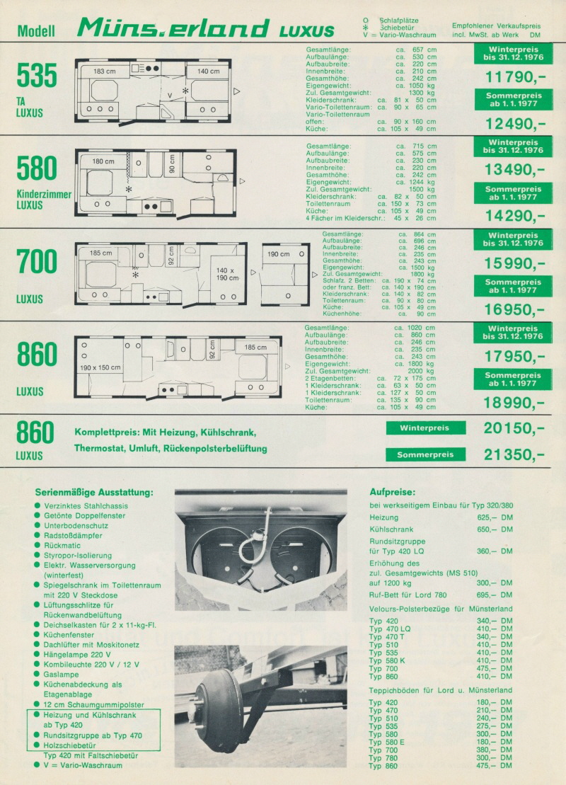 LMC 1977 (Saure) Preisliste I-1977 03