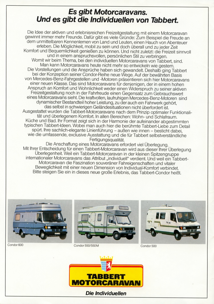 Tabbert Motorcaravan 1978 02