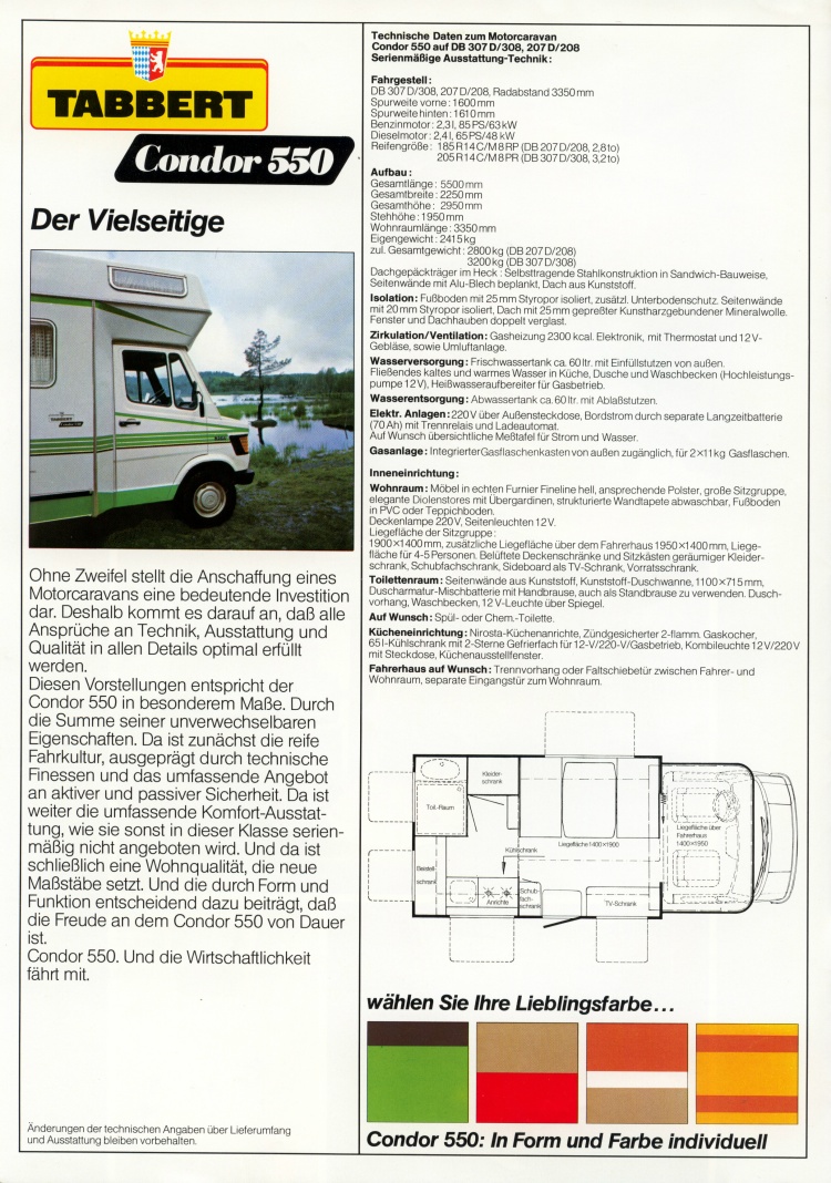 Tabbert Motorcaravan 1978 06
