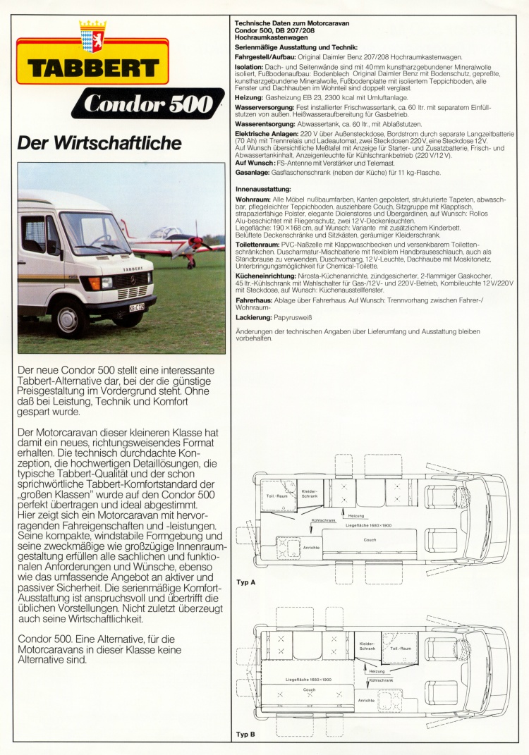 Tabbert Motorcaravan 1978 10