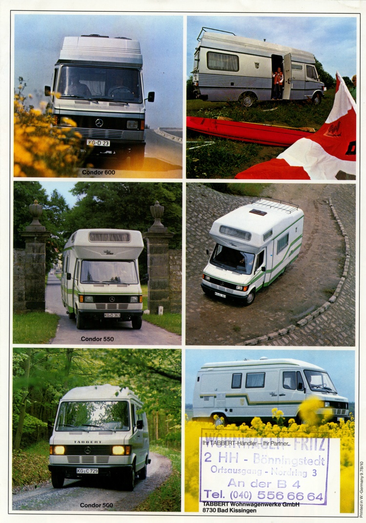 Tabbert Motorcaravan 1978 12