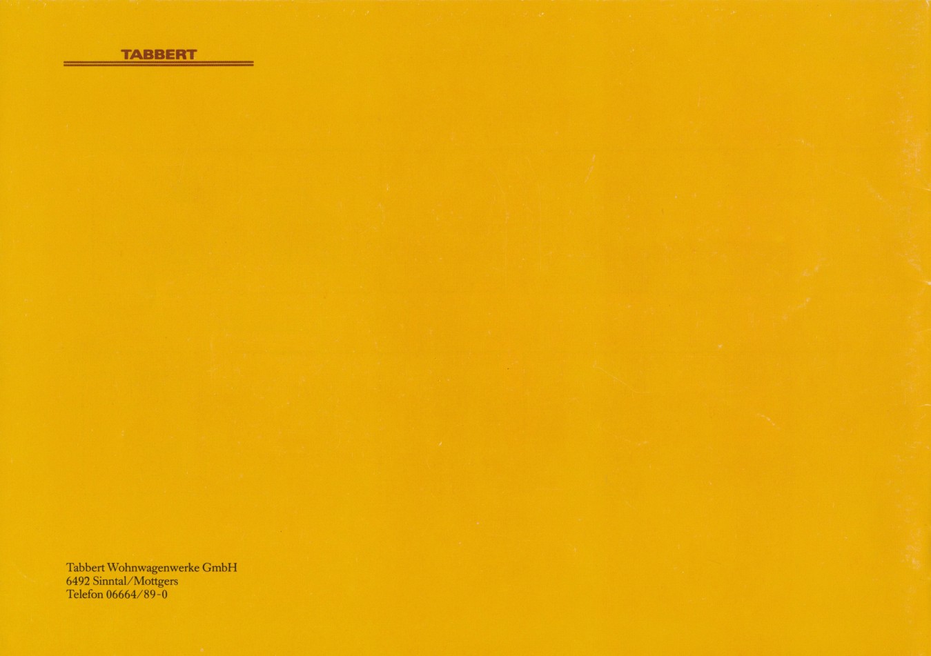 Tabbert 1984 Prospekt 32