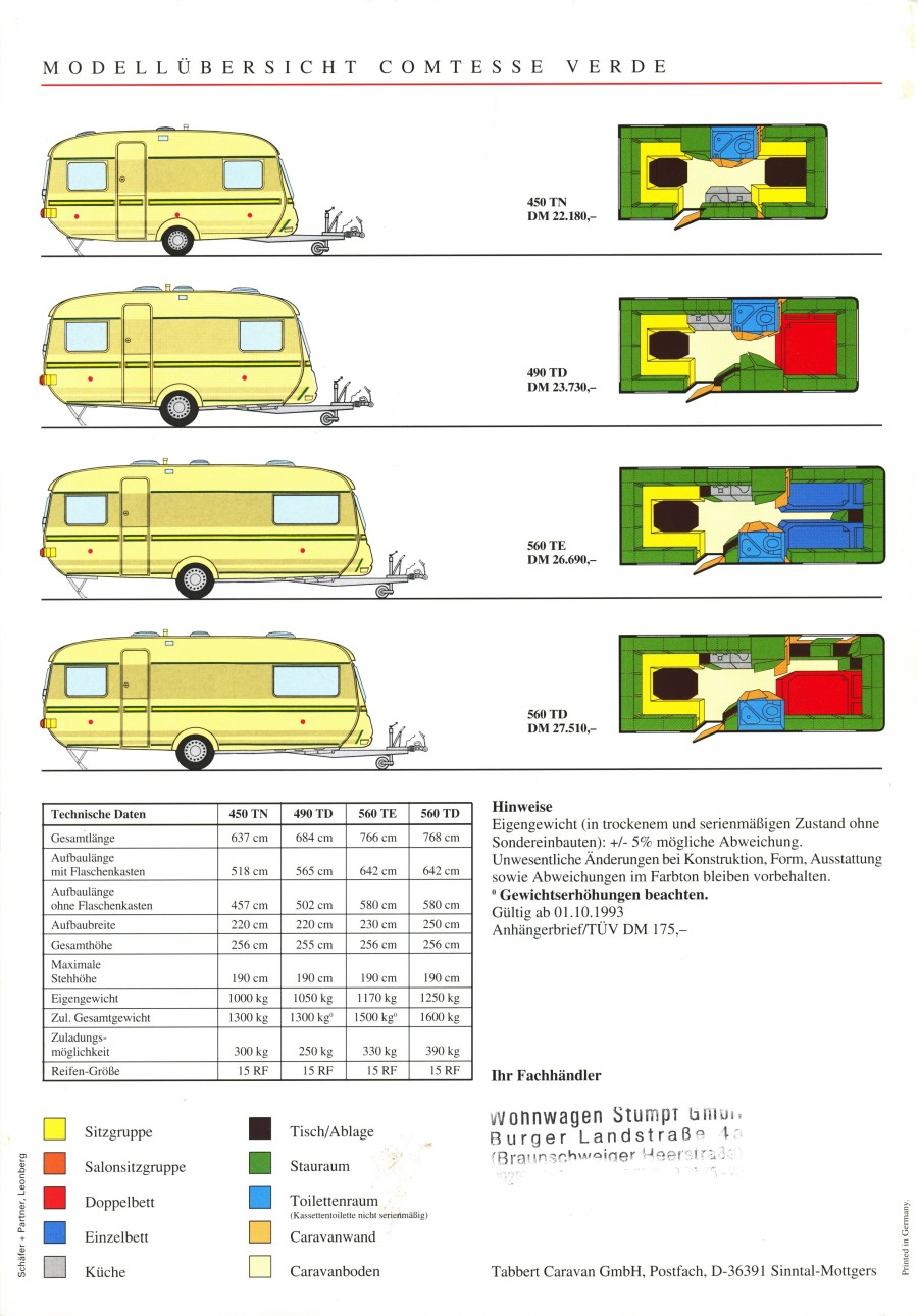 Tabbert 1994 Comtesse Verde 04