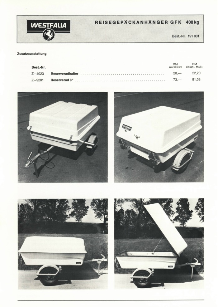 Westfalia Reisegepckanhnger GFK 1974 01