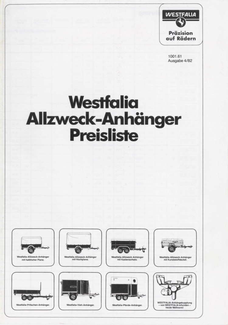 Westfalia 1982 Anhnger Preisliste1