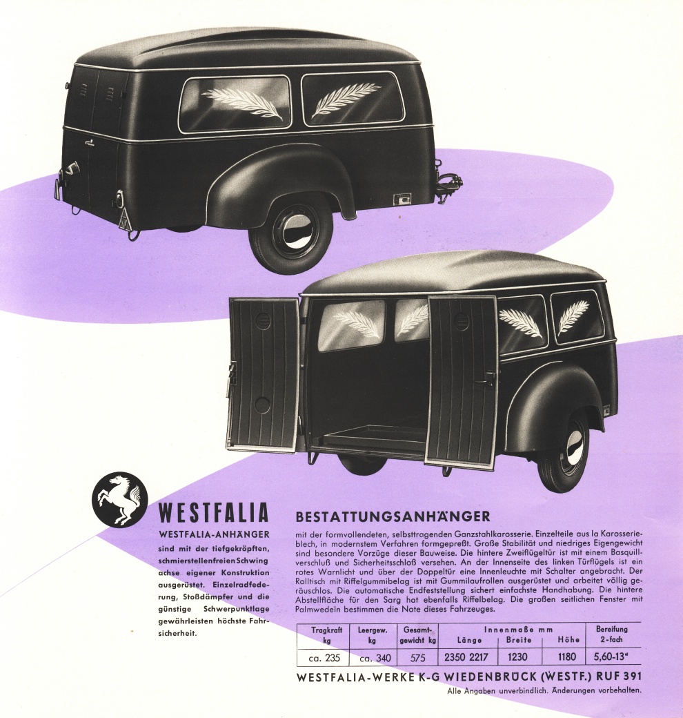 Westfalia Bestattungsanhnger 01